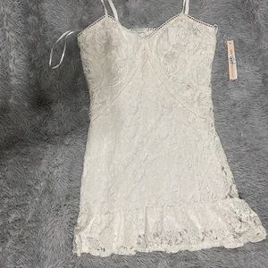 White lace dress NWT
